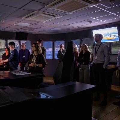 observing the simulation play out 