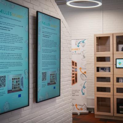 Photo of sharing station