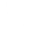 Illustration of two wind turbines and waves.