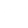 Illustration of a circle with an energy symbol and a cogwheel.