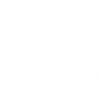 White icon showing a sailing boat propelled by wind