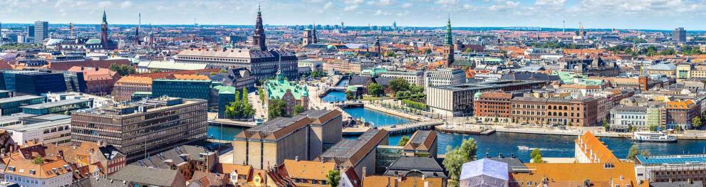 city panoramic photo
