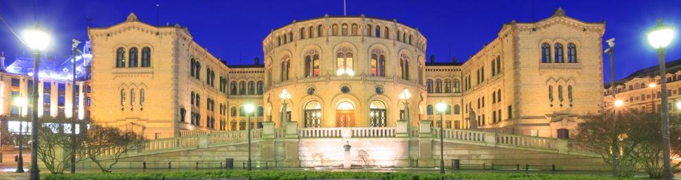 Stortinget, the Norwegian parliament building in Oslo