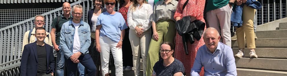 ACE project partners enjoying the Aarhus sunshine. 