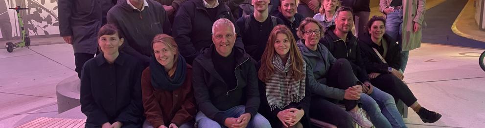 Active Cities team at the Fyllingsdalen Tunnel in Bergen during the partner meeting