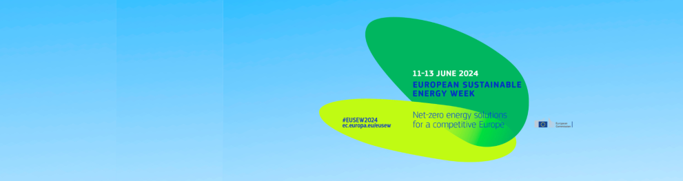 Graphic promoting the EU Sustainable Energy Week.