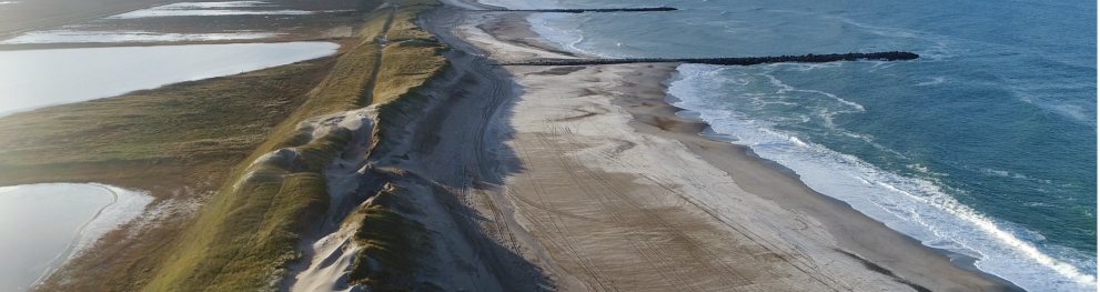 Photo of Thyborøn inlet pilot site