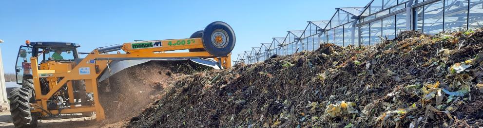 using material for compost