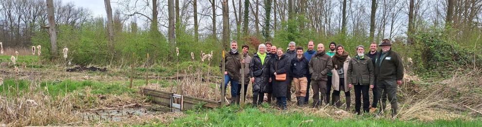 Group photo Google and Natuurpunt in Meirdam project area