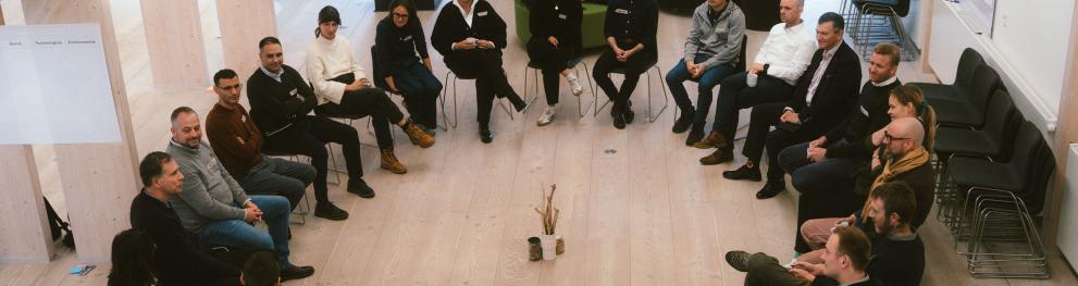 people sitting in a circle