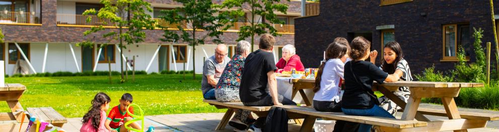 Ghandi neighbourhood in Mechelen