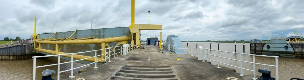 Photo of the Emssperrwerk