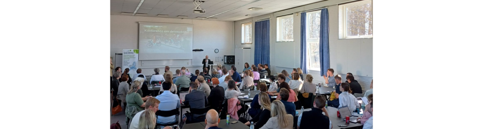 Attendees listening to one of the speakers in Rudersdal