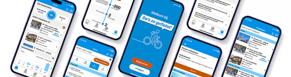 Da’s zo gefietst