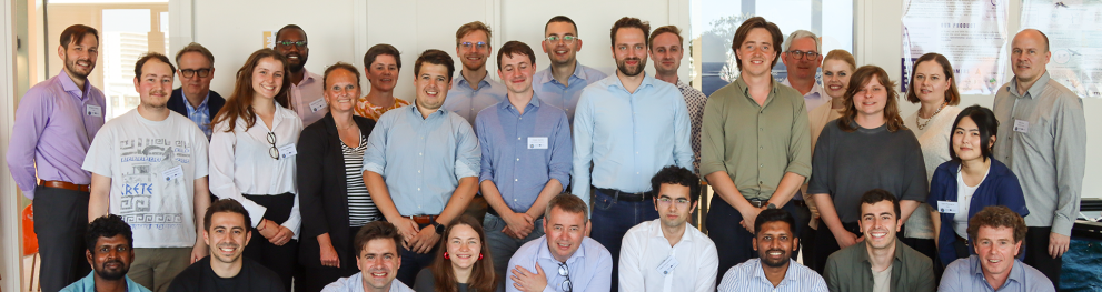 A group photo of SMEs, AB members, and OASIS consortium partners present at the 1st pressure cooker event