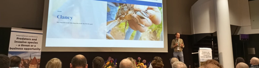 Dr. Pieter Boets at the conference in Tallinn