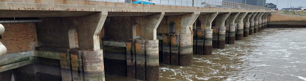 Hvide Sande drainage sluices