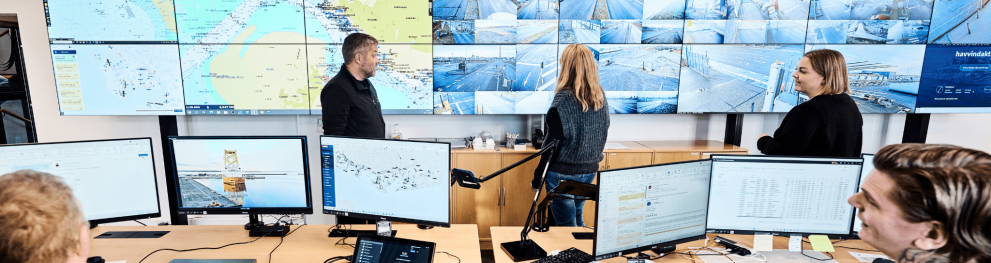 Esbjerg Havn control room