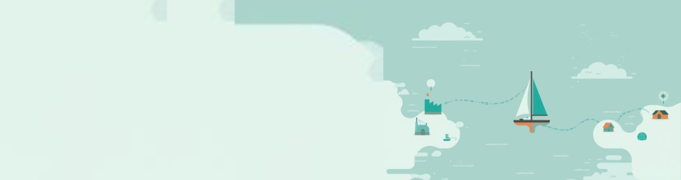 Boat travelling between ports