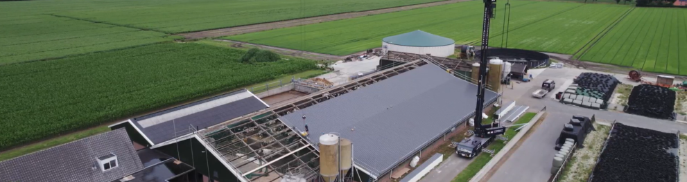 farm with new energy roof