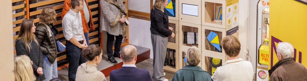 Photo of Sint Niklaas sharing station launch event