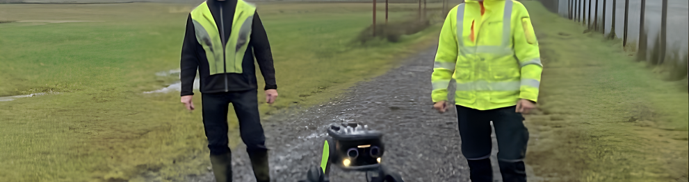 Esbjerg Airport fencing inspection robot