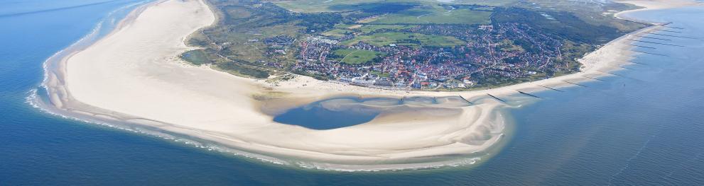 drone shot borkum island