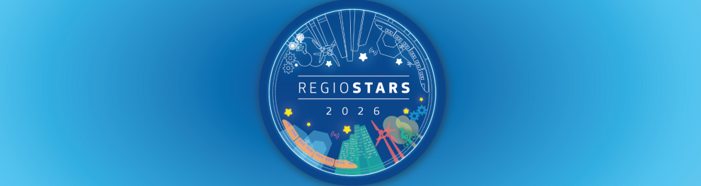 An illustration with a starry night and the words Regiostars 2026