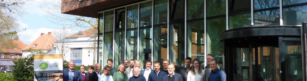 Group photo of partners at the Emsland Museum