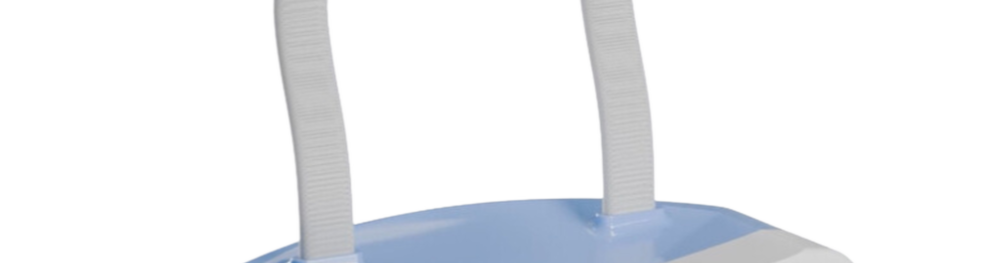 SmartUrine by VSA Innovation shown as a urine-collection device with two adjustable leg straps and a side control module on a white background.