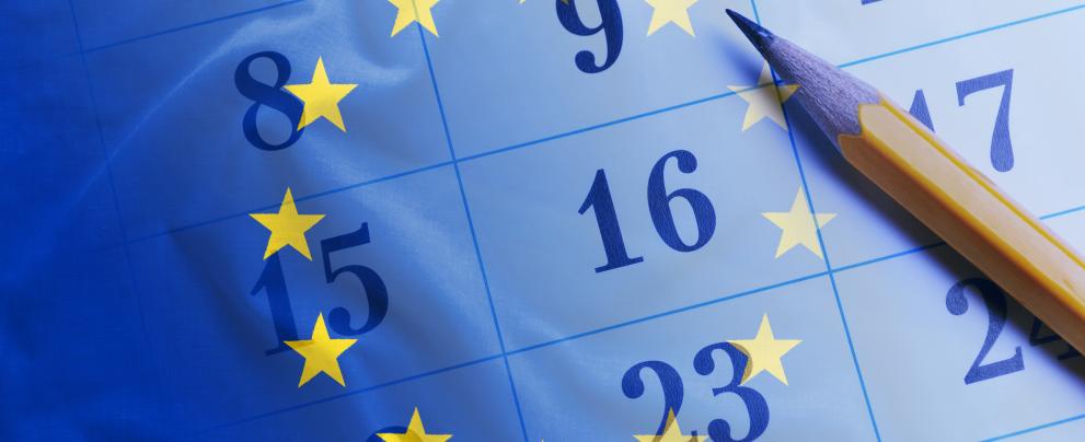 pen and EU flag